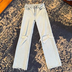 Abercrombie & Fitch 90s Relaxed Raw Hem Jean